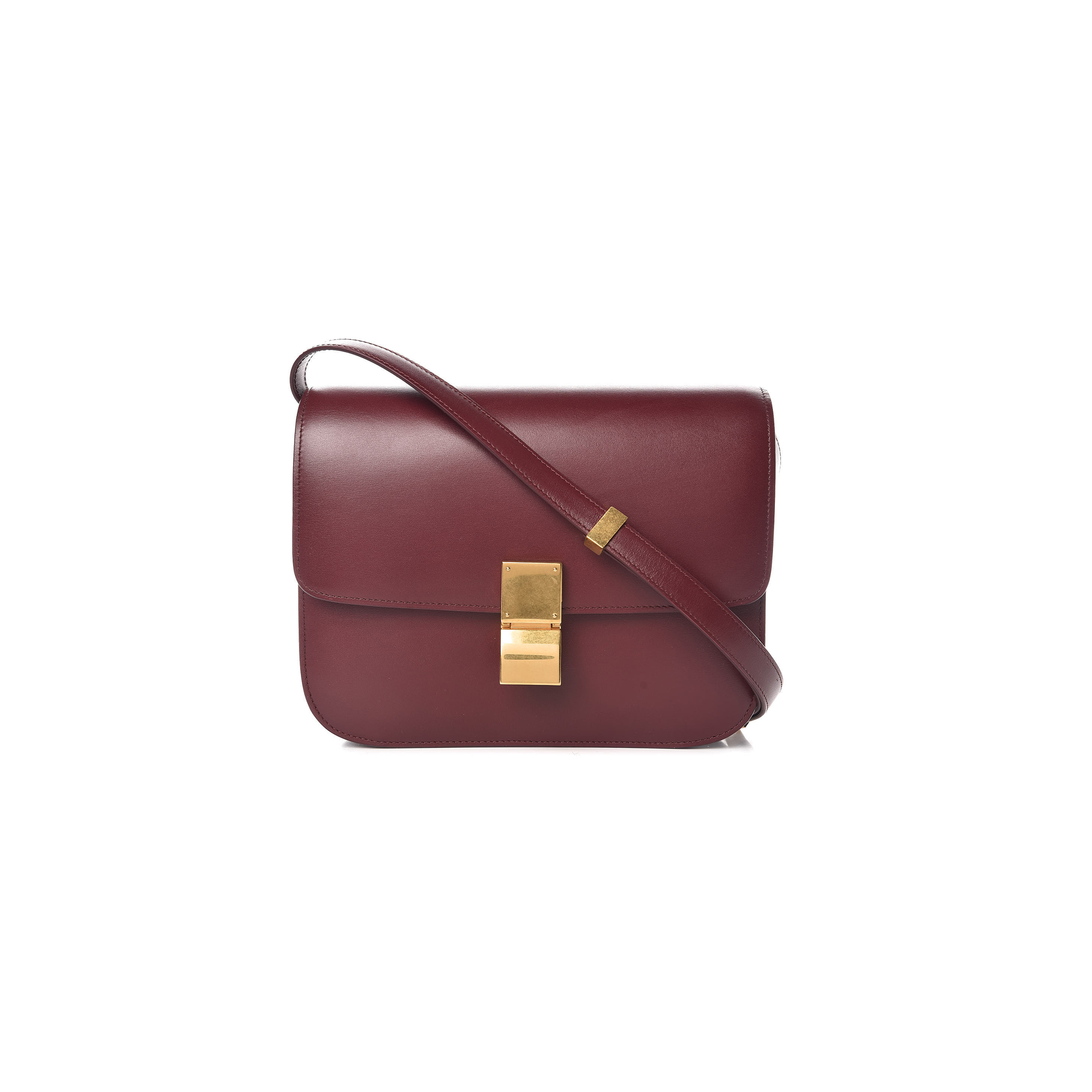 Ce**e medium shoulder bag in teen classic striped calfskin 164173dls.27dc (24*18*7cm)